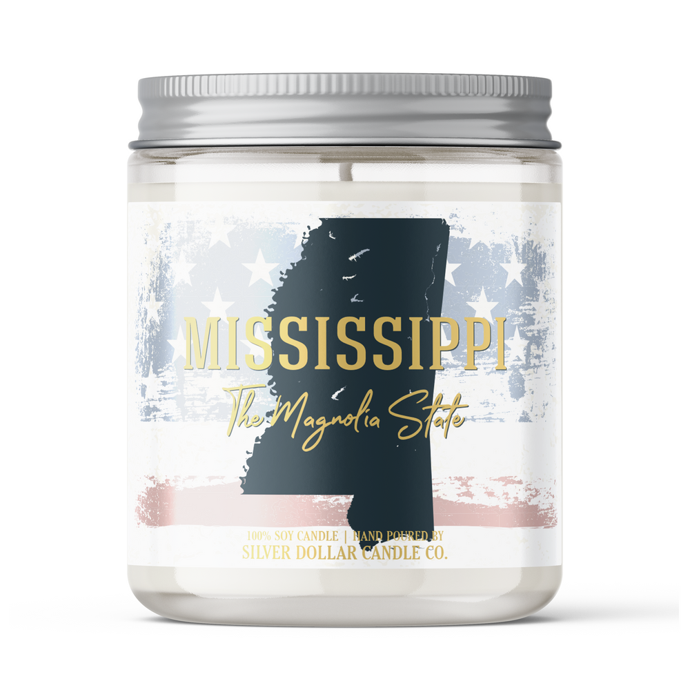 Mississippi State Candle - Missing Home and Nostalgia Candle - 9/16oz 100% All-Natural Handmade Soy Wax Candle