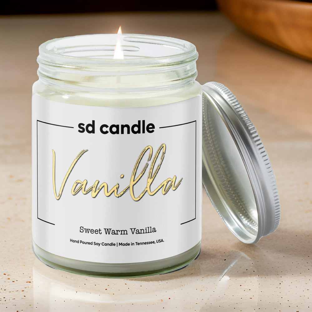 
                  
                    #09 | Vanilla Scented Candle - 9/16oz 100% All - Natural Handmade Soy Wax Candle - Silver Dollar Candle Co all natural soy candle
                  
                