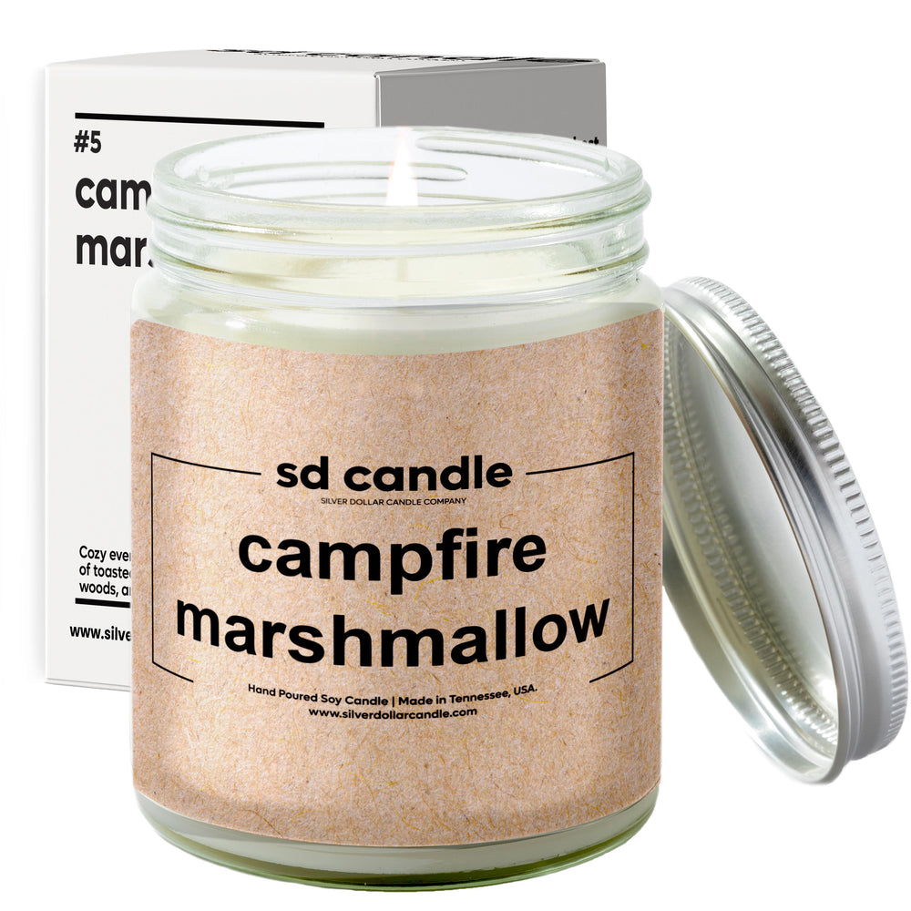 #52 | Campfire Marshmallow Scented Candle - 9/16oz 100% All-Natural Handmade Soy Wax Candle