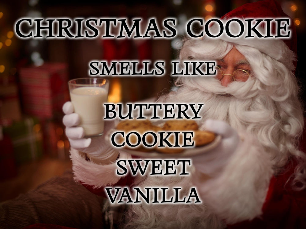 #16 | Christmas Cookie Scented Candle - 9/16oz 100% All - Natural Handmade Soy Wax Candle - Silver Dollar Candle Co all natural soy candle