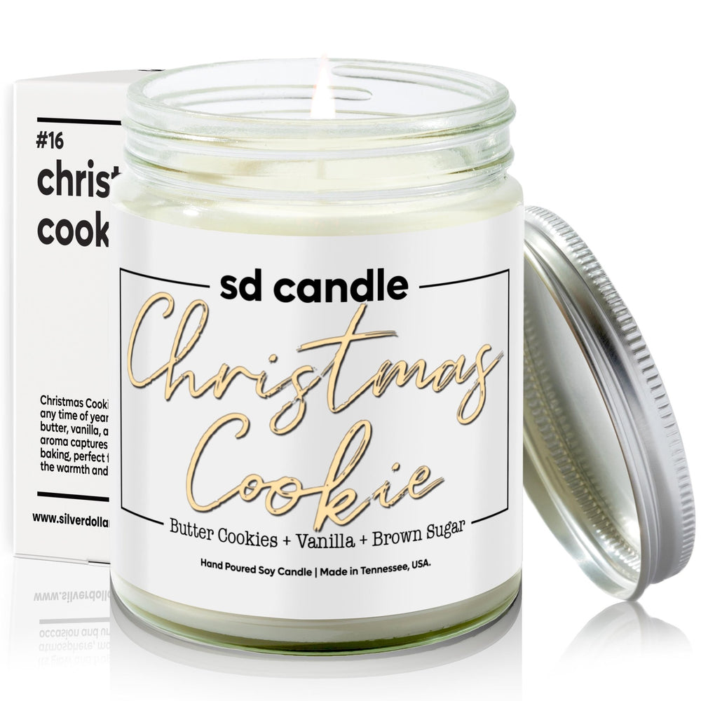 
                  
                    #16 | Christmas Cookie Scented Candle - 9/16oz 100% All - Natural Handmade Soy Wax Candle - Silver Dollar Candle Co all natural soy candle
                  
                