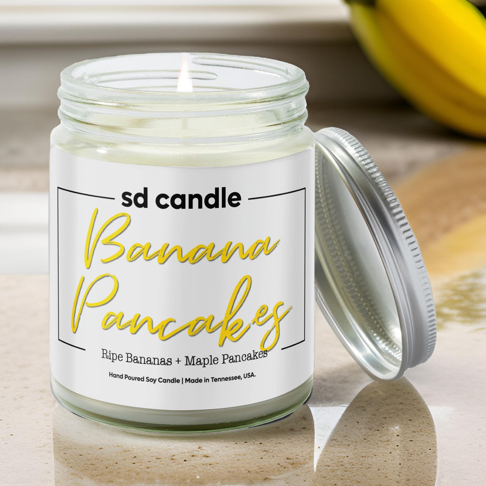 
                  
                    #17 | Banana Pancakes Scented Candle - 9/16oz 100% All - Natural Handmade Soy Wax Candle - Silver Dollar Candle Co all natural soy candle
                  
                