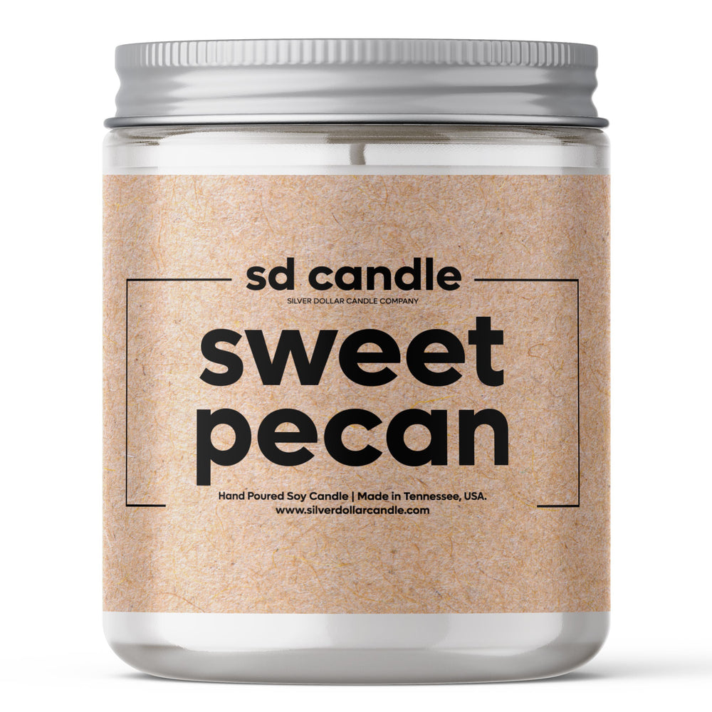 #28 | Sweet Pecan Scented Candle - 9/16oz 100% All-Natural Handmade Soy Wax Candle