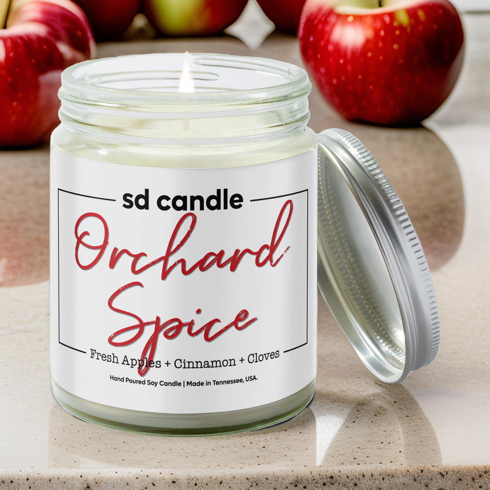 
                  
                    #20 | Orchard Spice Scented Candle - 9/16oz 100% All - Natural Handmade Soy Wax Candle - Silver Dollar Candle Co all natural soy candle
                  
                