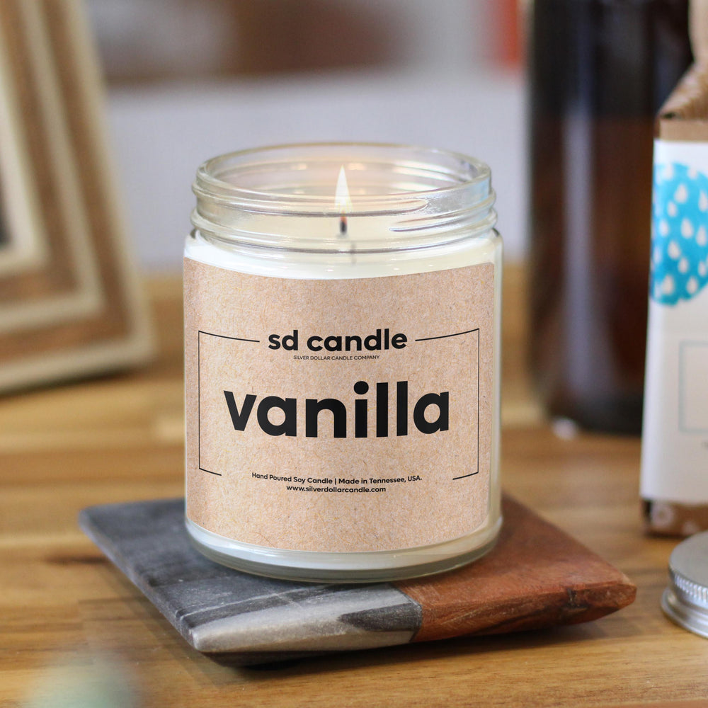 #09 | Vanilla Scented Candle - 9/16oz 100% All-Natural Handmade Soy Wax Candle