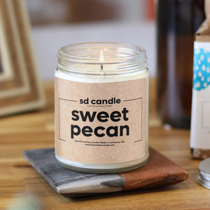 #28 | Sweet Pecan Scented Candle - 9/16oz 100% All-Natural Handmade Soy Wax Candle