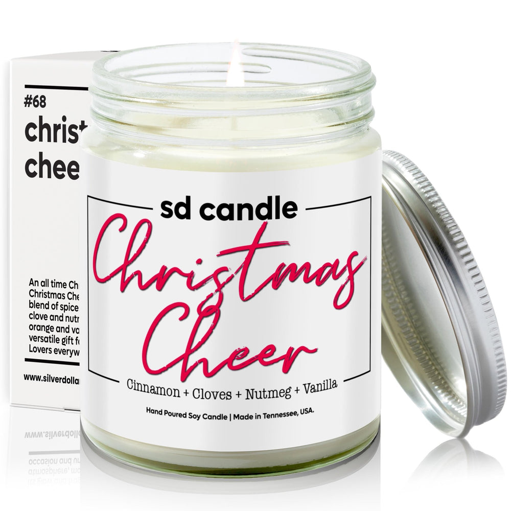 
                  
                    #30 | Christmas Cheer Scented Candle - 9/16oz 100% All - Natural Handmade Soy Wax Candle - Silver Dollar Candle Co all natural soy candle
                  
                