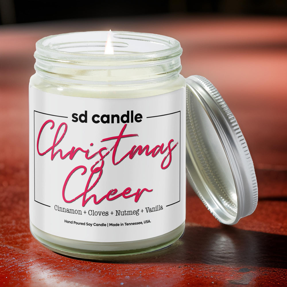 
                  
                    #30 | Christmas Cheer Scented Candle - 9/16oz 100% All - Natural Handmade Soy Wax Candle - Silver Dollar Candle Co all natural soy candle
                  
                