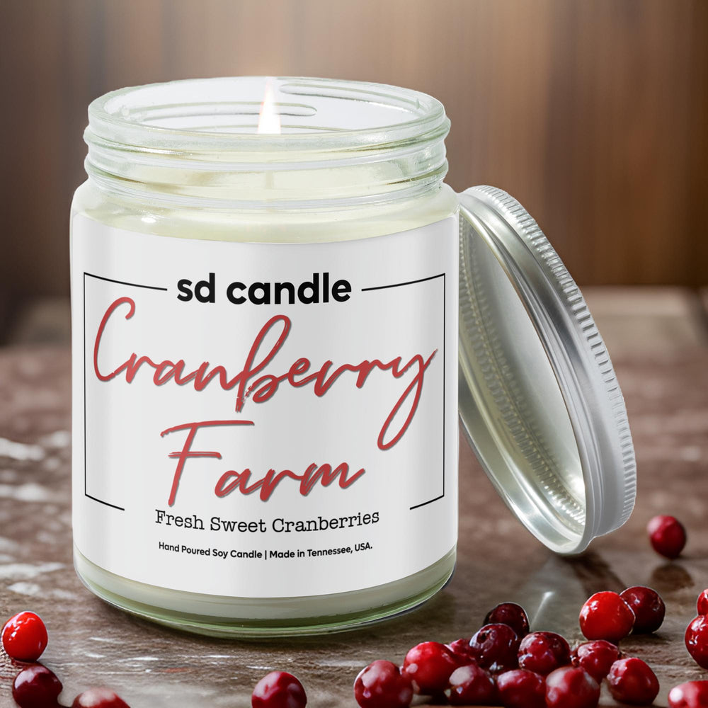 
                  
                    #31 | Cranberry Farm Scented Candle - 9/16oz 100% All - Natural Handmade Soy Wax Candle - Silver Dollar Candle Co all natural soy candle
                  
                