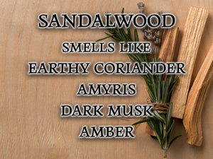 #32 | Sandalwood Scented Candle - 9/16oz 100% All - Natural Handmade Soy Wax Candle - Silver Dollar Candle Co all natural soy candle