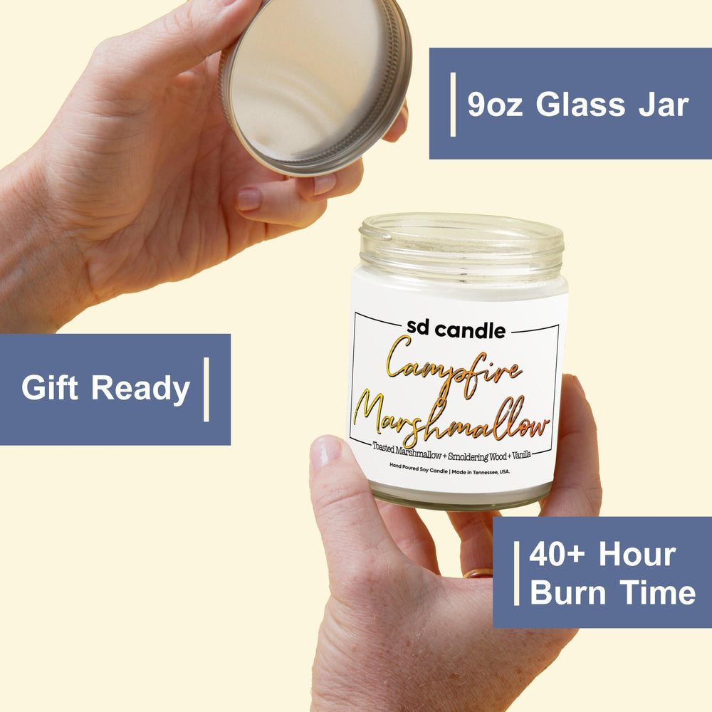 
                  
                    #52 | Campfire Marshmallow Scented Candle - 9/16oz 100% All - Natural Handmade Soy Wax Candle - Silver Dollar Candle Co all natural soy candle
                  
                