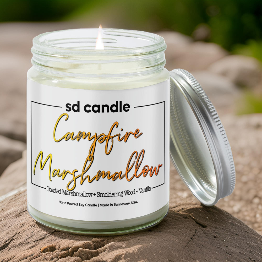 
                  
                    #52 | Campfire Marshmallow Scented Candle - 9/16oz 100% All - Natural Handmade Soy Wax Candle - Silver Dollar Candle Co all natural soy candle
                  
                