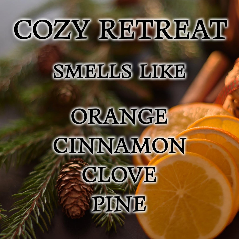 
                  
                    #55 | Cozy Retreat Scented Candle - 9/16oz 100% All - Natural Handmade Soy Wax Candle - Silver Dollar Candle Co all natural soy candle
                  
                