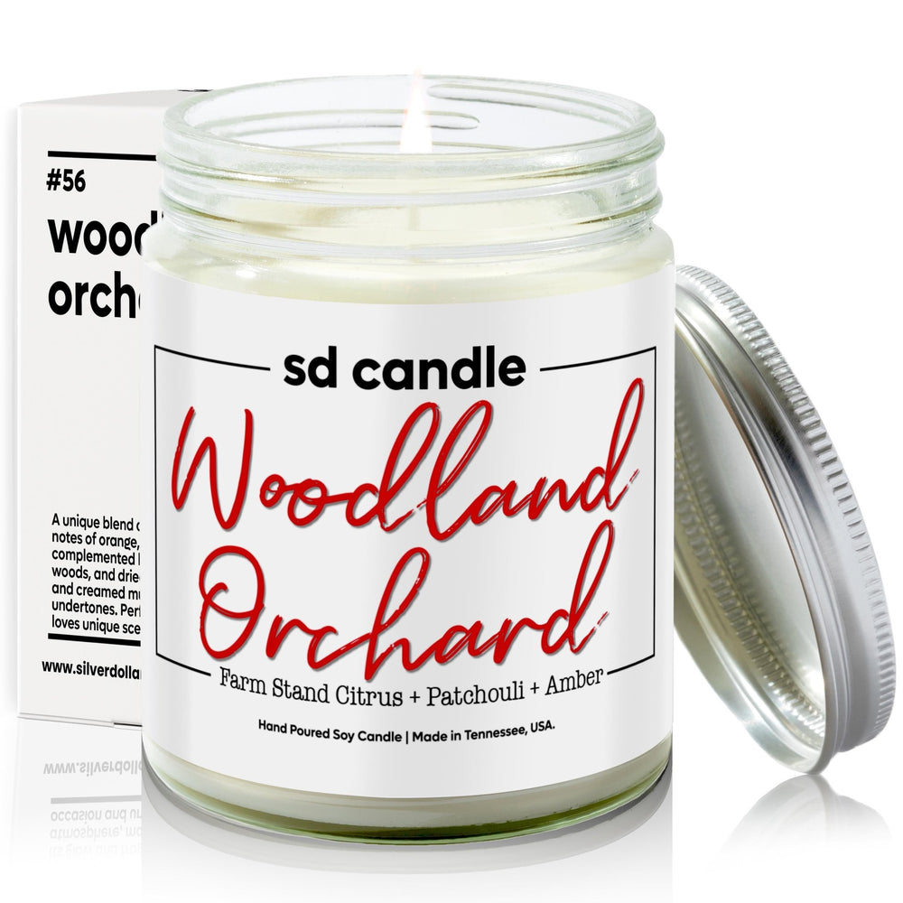 
                  
                    #56 | Woodland Orchard Scented Candle - 9/16oz 100% All - Natural Handmade Soy Wax Candle - Silver Dollar Candle Co all natural soy candle
                  
                