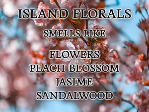 #58 | Island Florals Scented Candle - 9/16oz 100% All - Natural Handmade Soy Wax Candle - Silver Dollar Candle Co all natural soy candle