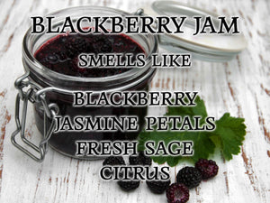 #59 | Blackberry Jam Scented Candle - 9/16oz 100% All - Natural Handmade Soy Wax Candle - Silver Dollar Candle Co all natural soy candle