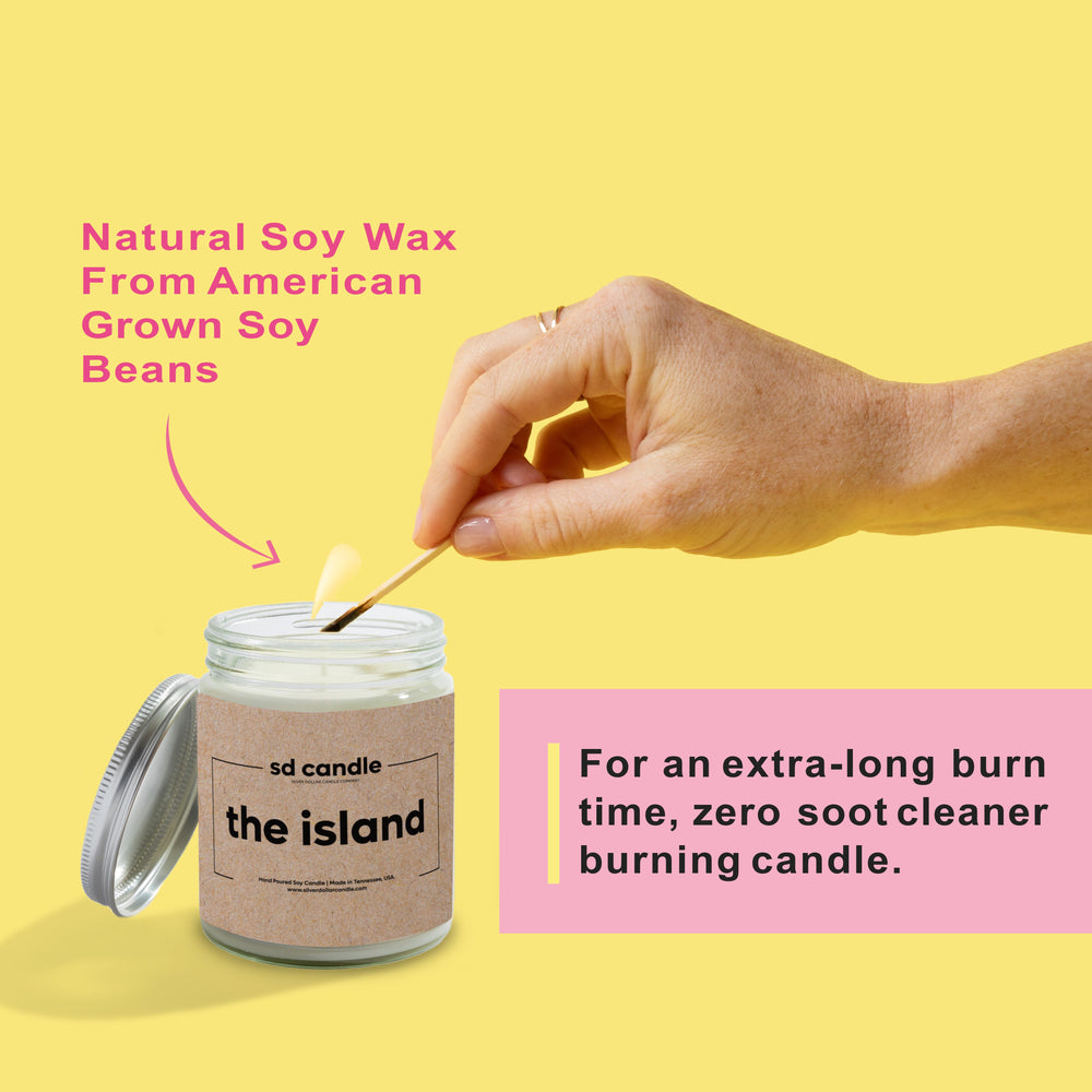 #63 | The Island Volcano Scented Candle - 9/16oz 100% All-Natural Handmade Soy Wax Candle