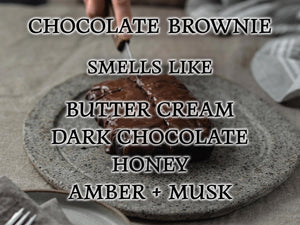 #61 | Chocolate Brownie Scented Candle - 9/16oz 100% All - Natural Handmade Soy Wax Candle - Silver Dollar Candle Co all natural soy candle