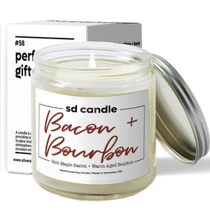 #11 | Bacon + Bourbon Scented Candle - 9/16oz 100% All-Natural Handmade Soy Wax Candle