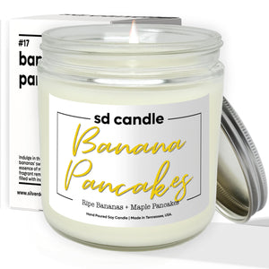 #17 | Banana Pancakes Scented Candle - 9/16oz 100% All-Natural Handmade Soy Wax Candle
