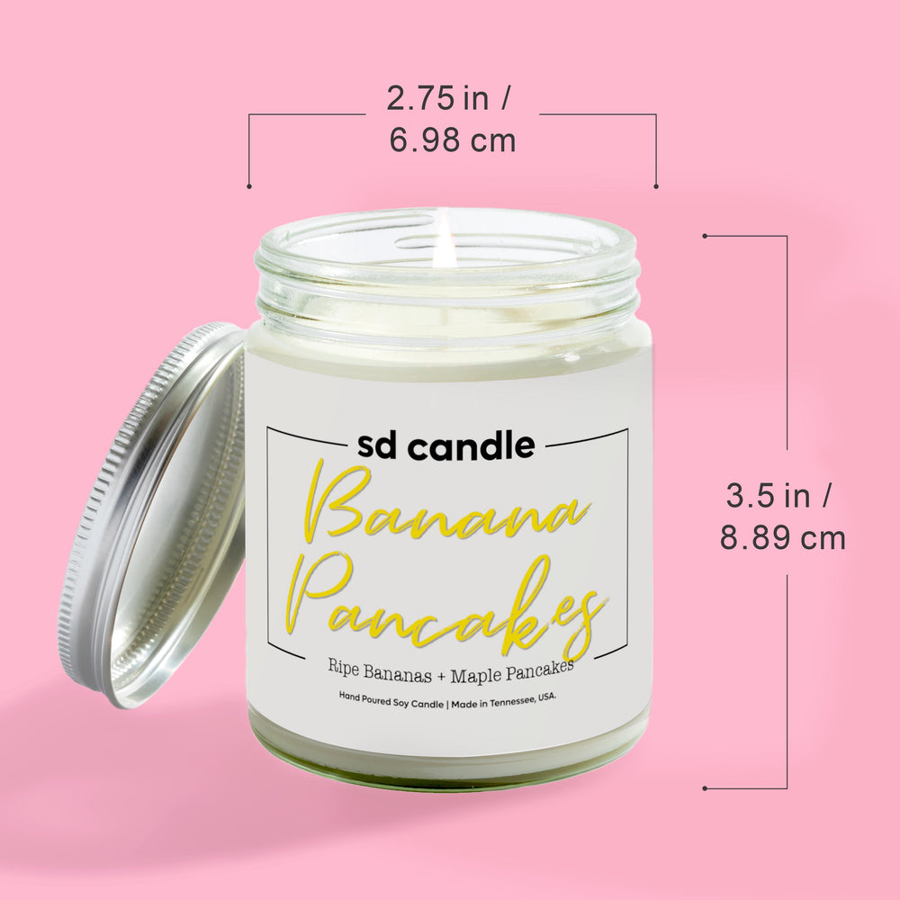 #17 | Banana Pancakes Scented Candle - 9/16oz 100% All-Natural Handmade Soy Wax Candle