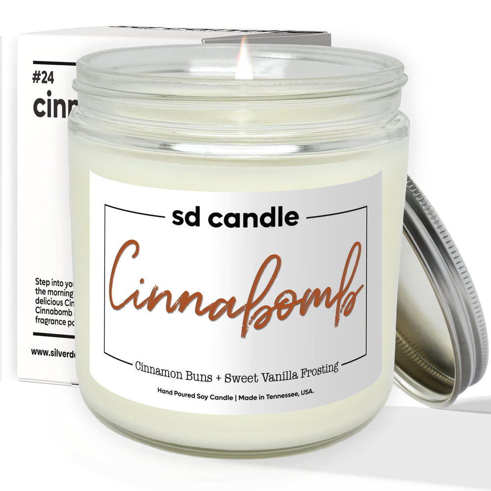 #24 | Cinnabomb Scented Candle - 9/16oz 100% All-Natural Handmade Soy Wax Candle