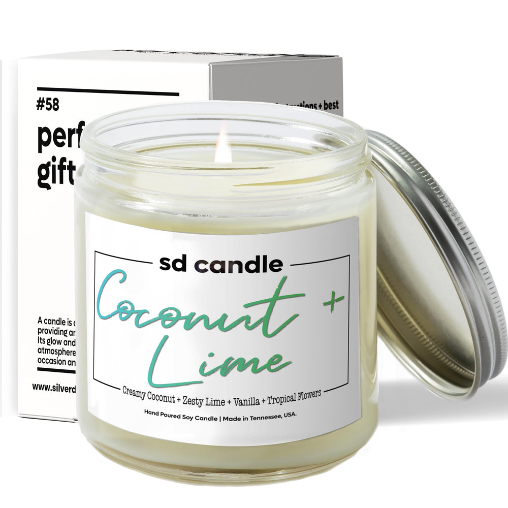 #38 | Coconut Lime Scented Candle - 9/16oz 100% All-Natural Handmade Soy Wax Candle