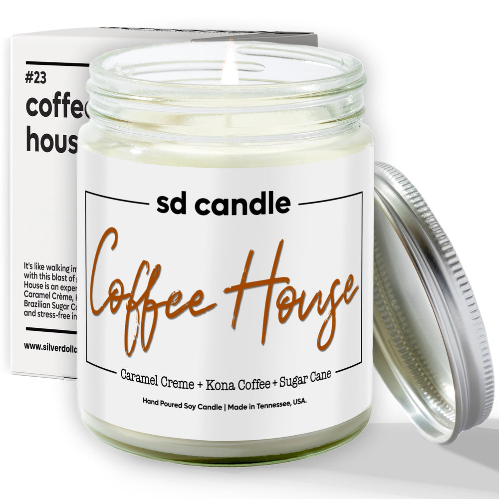#23 | Coffee House Scented Candle - 9/16oz 100% All-Natural Handmade Soy Wax Candle