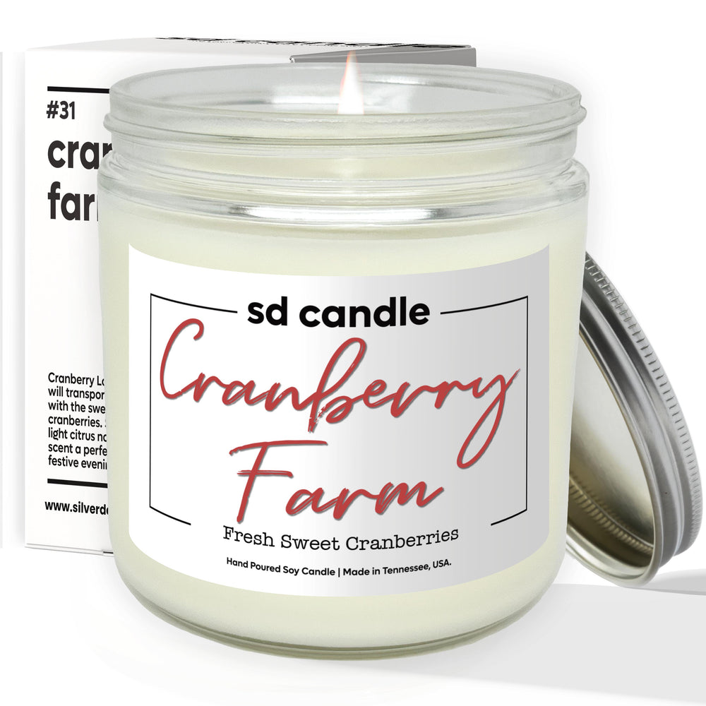 #31 | Cranberry Farm Scented Candle - 9/16oz 100% All-Natural Handmade Soy Wax Candle