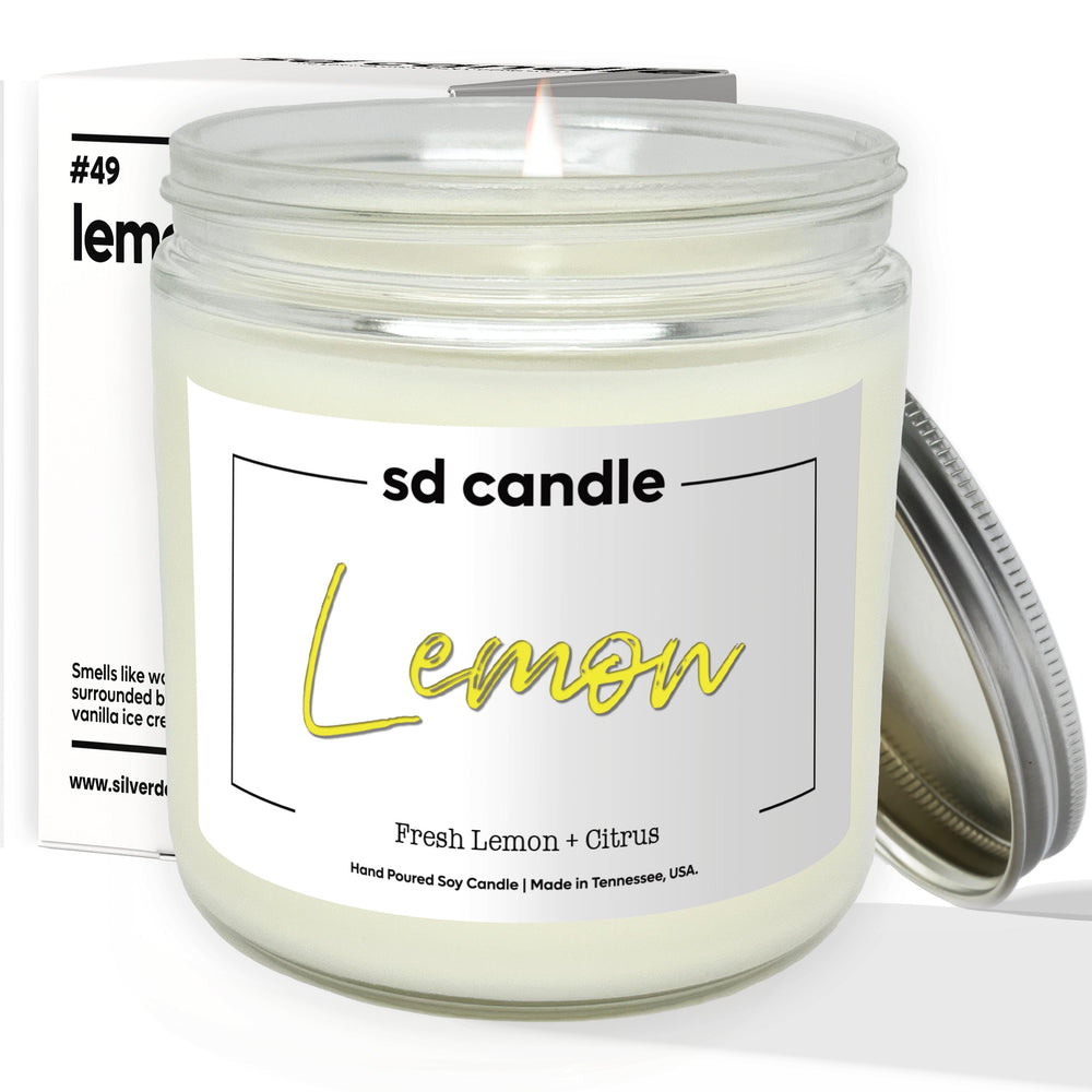 #49 | Lemon Scented Candle - 9/16oz 100% All-Natural Handmade Soy Wax Candle