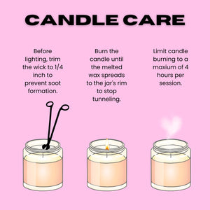 'Make A Wish' Birthday Candle - 9oz All Natural Soy Wax Candle, Essence of Sweet Vanilla & Buttery Cake, Cotton Wick, in Recyclable Glass