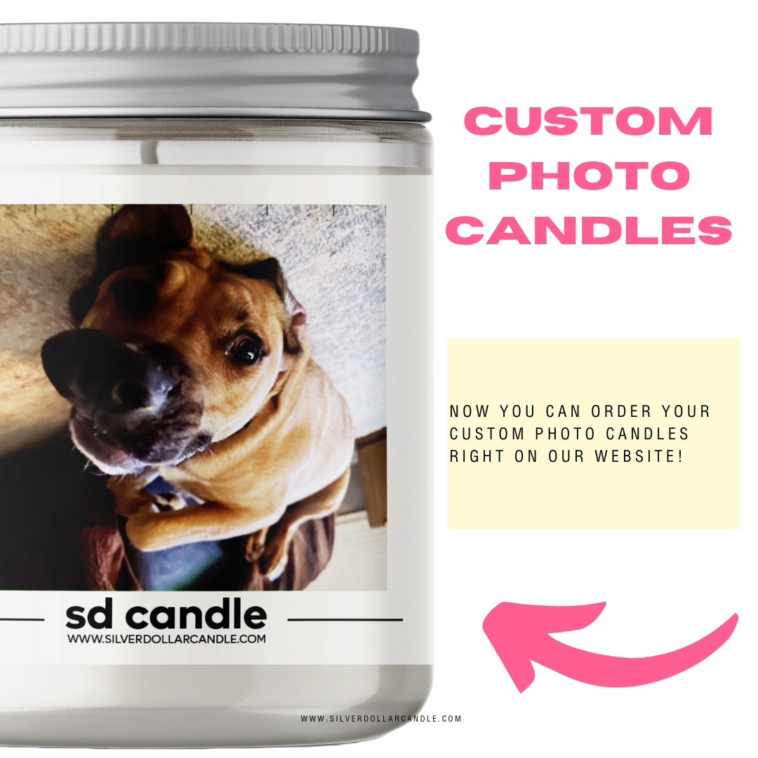 custom photo candle
