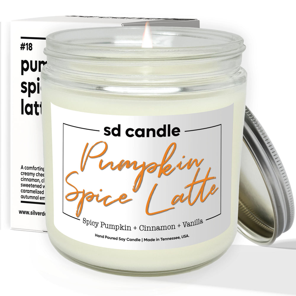 #18 | Pumpkin Spice Latte Scented Candle - 9/16oz 100% All-Natural Handmade Soy Wax Candle