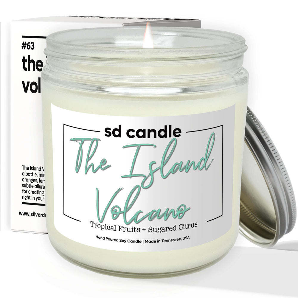 #63 | The Island Volcano Scented Candle - 9oz 100% All-Natural Handmade Soy Wax Candle