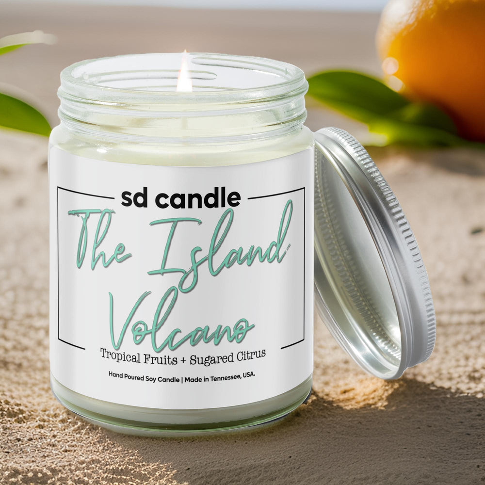 #63 | The Island Volcano Scented Candle - 9oz 100% All-Natural Handmade Soy Wax Candle