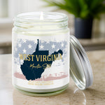 West Virginia State Candle - Missing Home and Nostalgia Candle - 9/16oz 100% All-Natural Handmade Soy Wax Candle