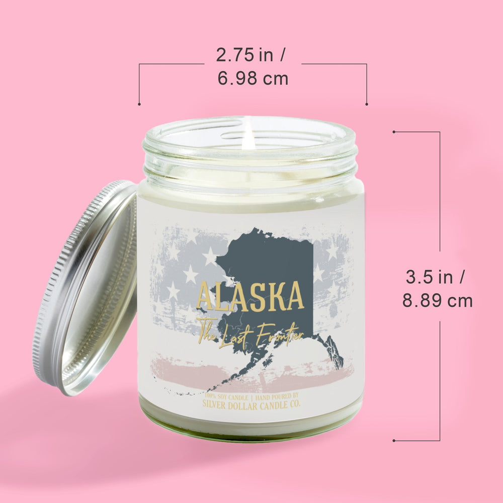 
                  
                    Alaska State Candle - Missing Home and Nostalgia Candle - 9/16oz 100% All - Natural Handmade Soy Wax Candle - Silver Dollar Candle Co all natural soy candle
                  
                