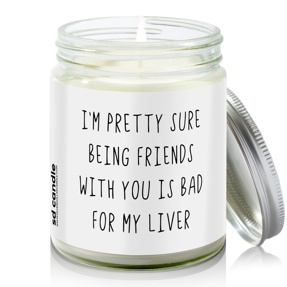 
                  
                    Bad for My Liver Candle | Sarcastic Scents Candle | Choose Any Scent - Silver Dollar Candle Co all natural soy candle
                  
                