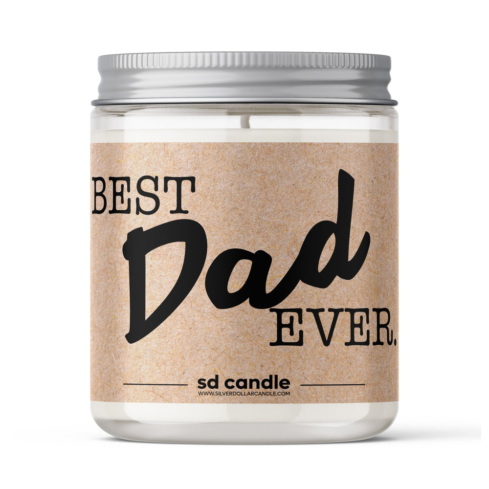 
                  
                    'Best Dad Ever' Scented Candle - 9/16oz 100% All - Natural Handmade Soy Wax Candle - Silver Dollar Candle Co all natural soy candle
                  
                