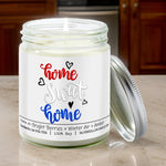 Home Sweet Home Candle - New Home Candle Balsam + Berry Scent, Handmade in USA - 9oz 100% All - Natural Handmade Soy Wax Candle - Silver Dollar Candle Co all natural soy candle