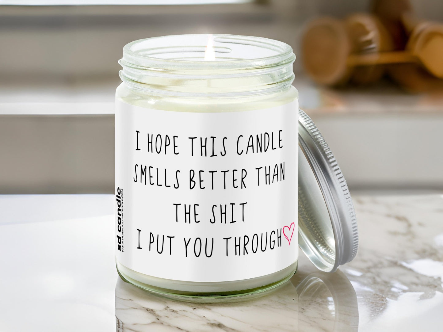 If at first you don't succeed Candle | Sarcastic Scents Candle | Choose Any Scent - Silver Dollar Candle Co all natural soy candle