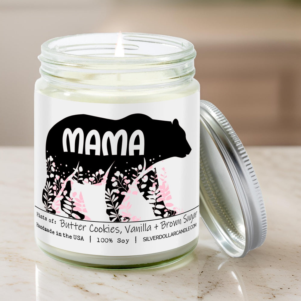 
                  
                    Mama Bear - Sugar Cookie Scented Candle | Sweet Butter & Vanilla Aroma | 9oz Hand - Poured Soy Wax | Eco - Friendly, Lead - Free Cotton Wicks | Made in USA - Silver Dollar Candle Co all natural soy candle
                  
                