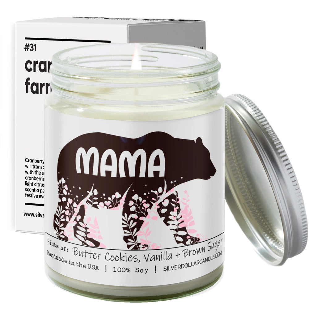 
                  
                    Mama Bear - Sugar Cookie Scented Candle | Sweet Butter & Vanilla Aroma | 9oz Hand - Poured Soy Wax | Eco - Friendly, Lead - Free Cotton Wicks | Made in USA - Silver Dollar Candle Co all natural soy candle
                  
                