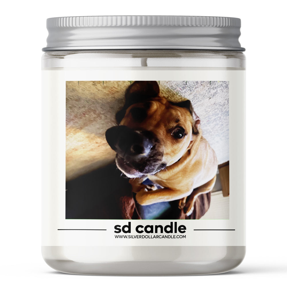 Personalized Photo Candles - Custom Photo Candle - 9/16oz 100% All - Natural Soy Wax Handmade Custom Candle - Silver Dollar Candle Co all natural soy candle