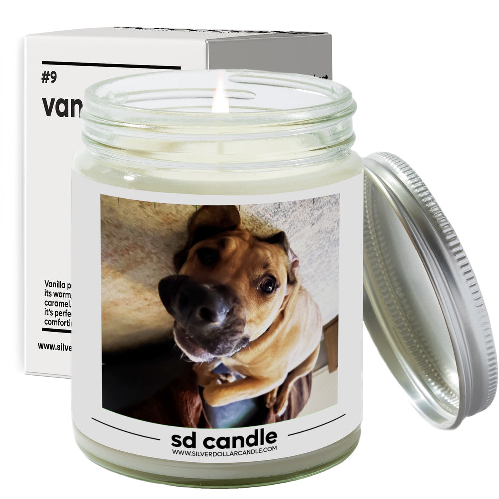 Personalized Photo Candles - Custom Photo Candle - 9/16oz 100% All - Natural Soy Wax Handmade Custom Candle - Silver Dollar Candle Co all natural soy candle