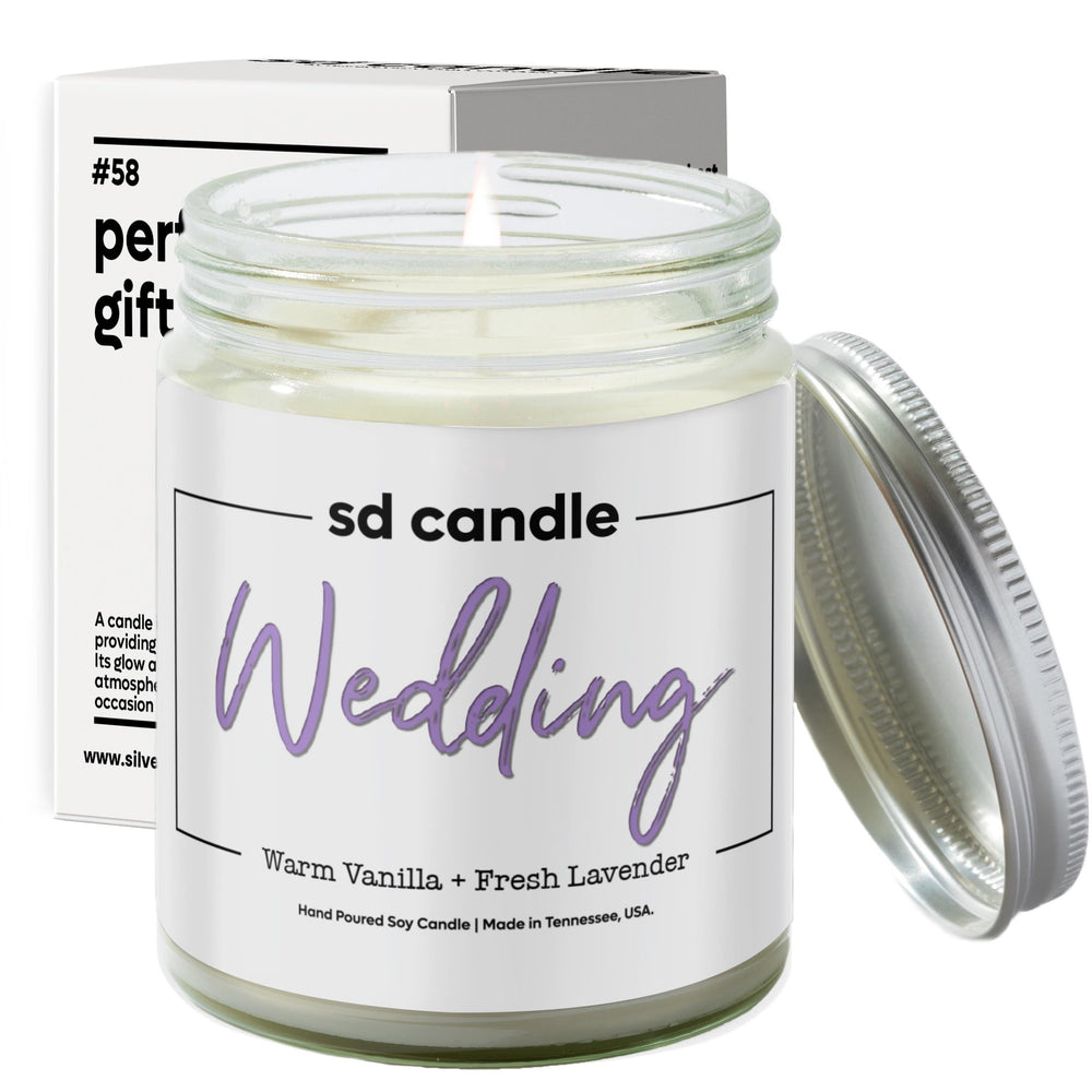 
                  
                    Wedding Candle - 9/16oz 100% All - Natural Handmade Soy Wax Wedding Candle - Silver Dollar Candle Co all natural soy candle
                  
                