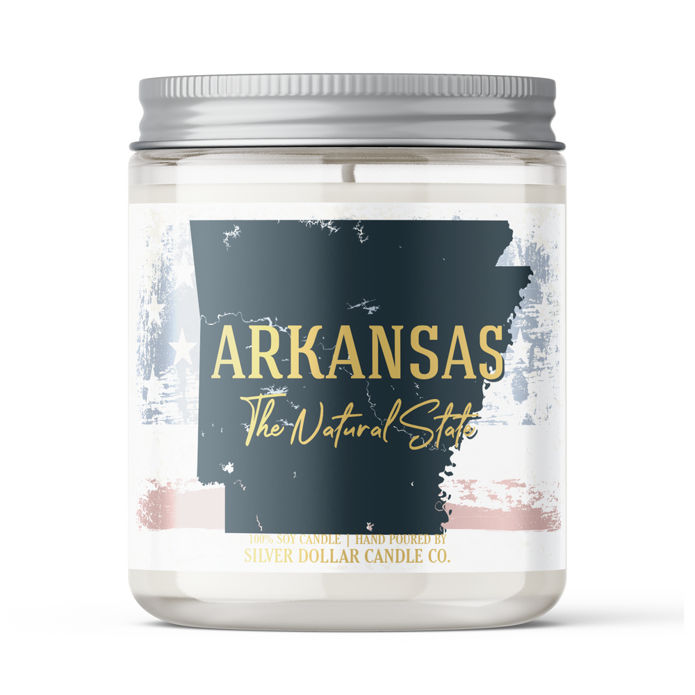 Arkansas State Candle - Missing Home and Nostalgia Candle - 9/16oz 100% All-Natural Handmade Soy Wax Candle