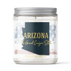 
            
                Load image into Gallery viewer, State Candle - Arizona All Natural Soy Wax Candle
            
        