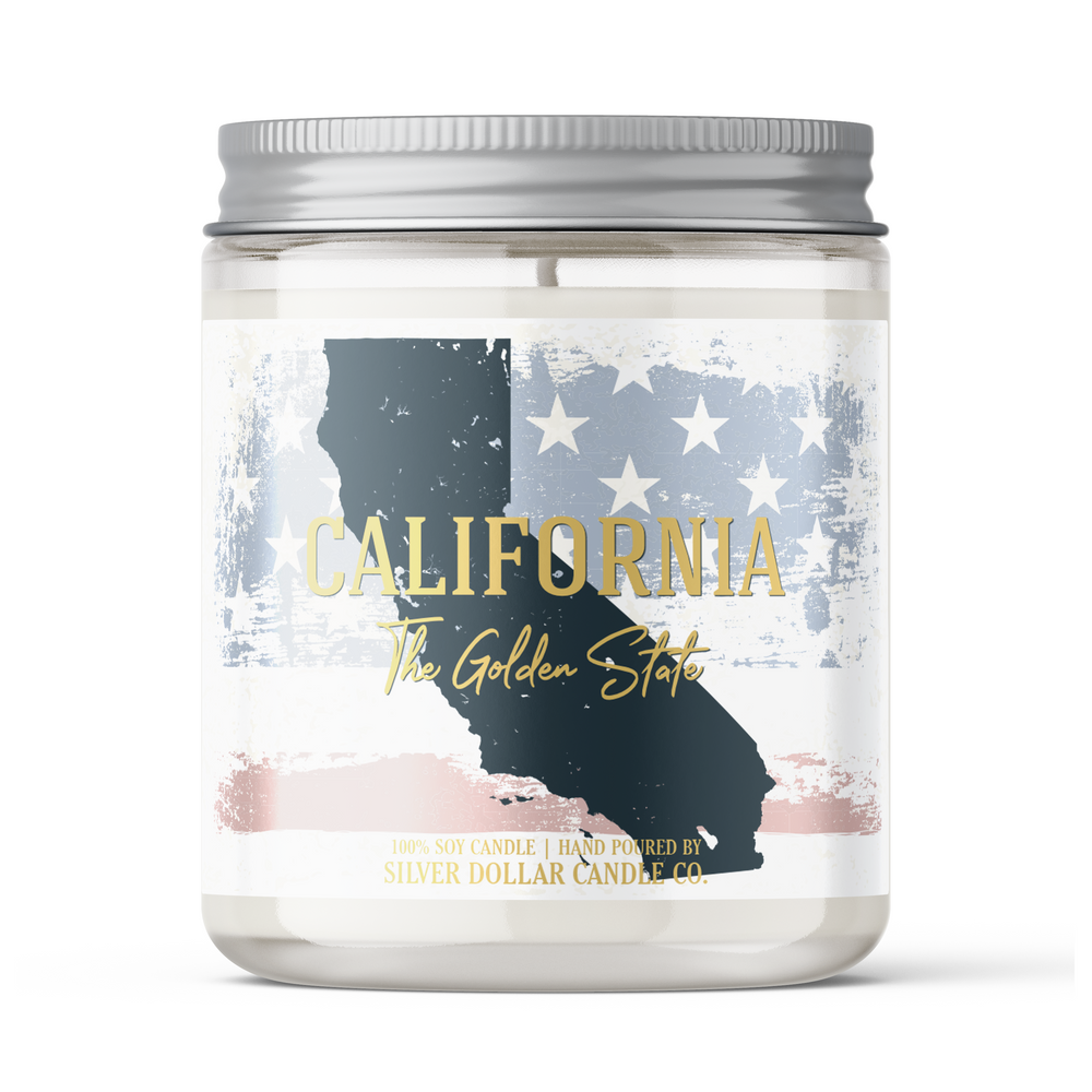 California State Candle - Missing Home and Nostalgia Candle - 9/16oz 100% All-Natural Handmade Soy Wax Candle