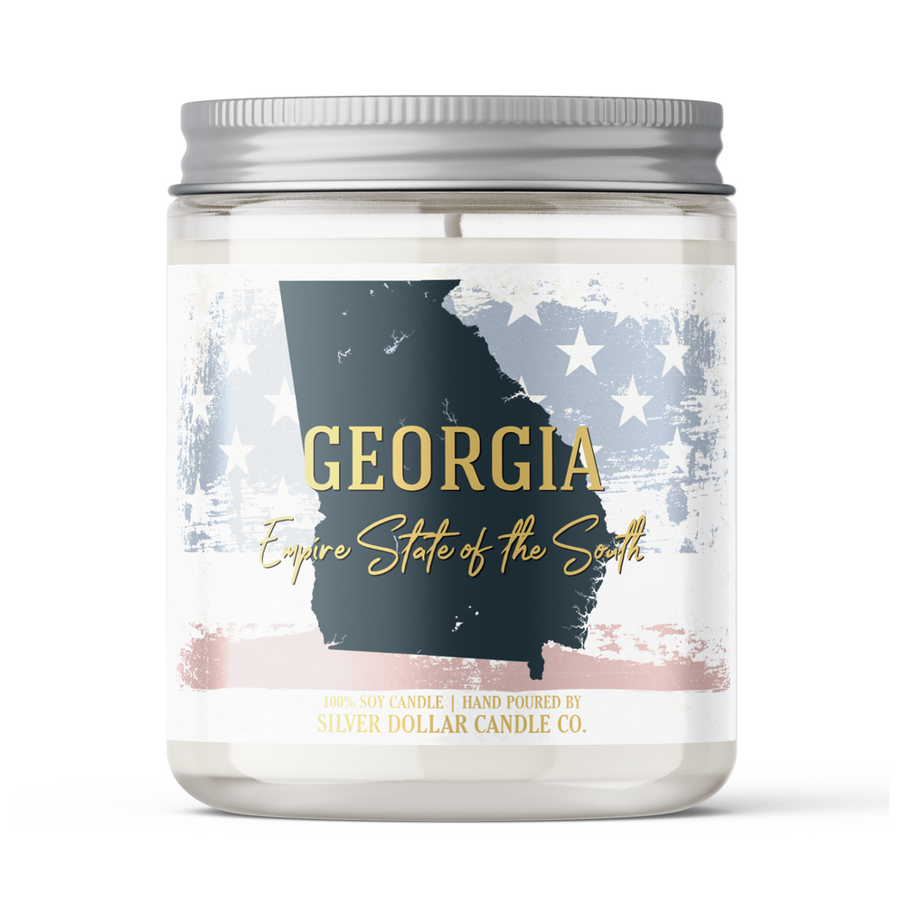 Georgia State Candle - Missing Home and Nostalgia Candle - 9/16oz 100% All-Natural Handmade Soy Wax Candle